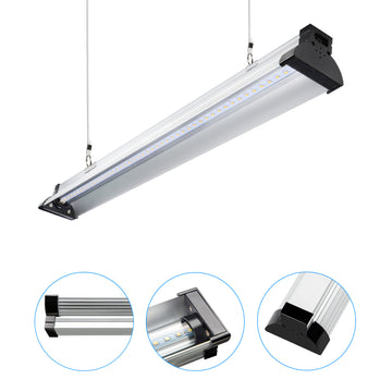 EDK 18" 18w 6400k Full Spectrum LED Grow Light for Small Greenhouses, Shelf Gardening, Home Hydroponics