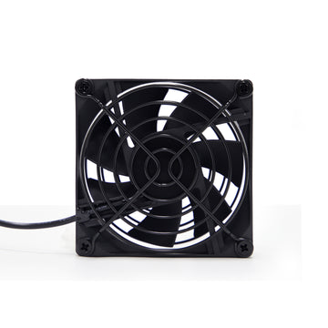 Silent Adjustable Mini USB Fan w/ Timer for Indoor Grow & Hydroponics