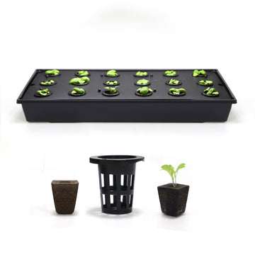 Self-Watering 18 Holes 1020 Hydroponic Garden Seed Propagation Starter Tray Kit
